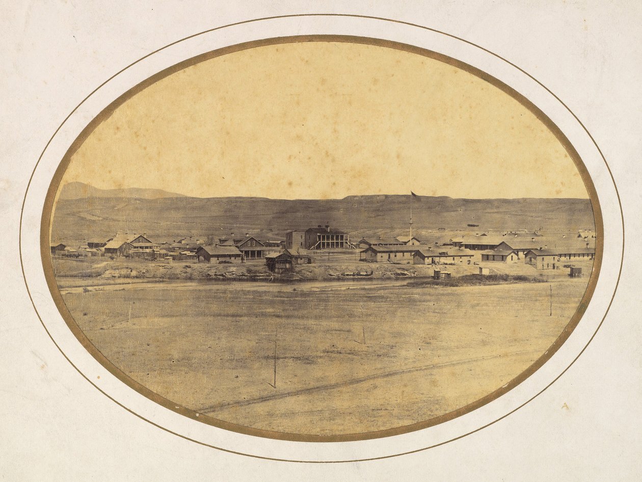 Fort Laramie, Wyoming, ca. 1866. od Ridgway Glover