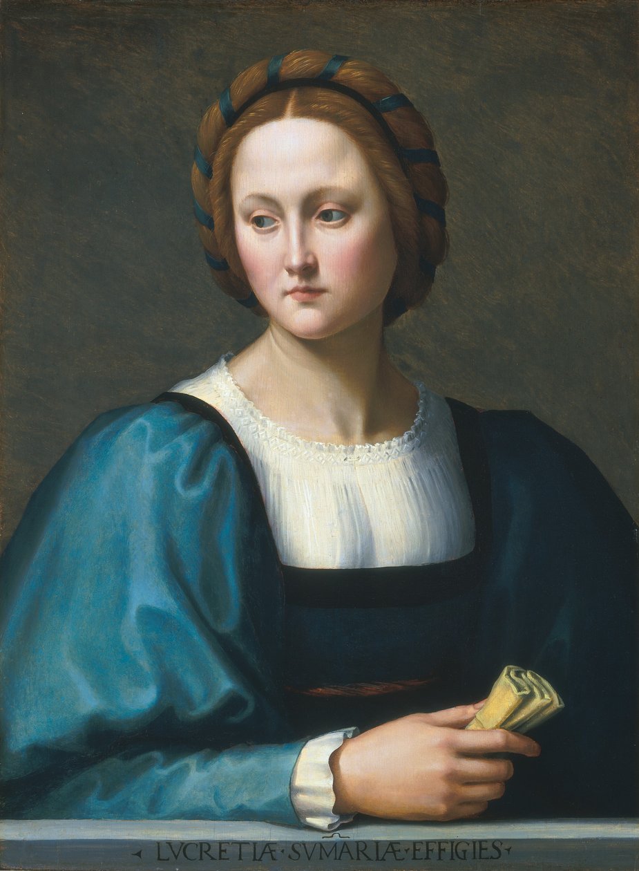 Lucrezia Sommaria, c. 1510. od Ridolfo Ghirlandaio