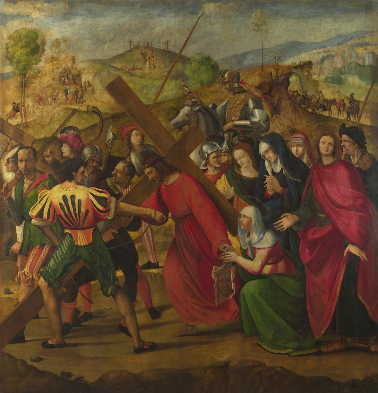 Průvod na Kalvárii, c. 1505 od Ridolfo Ghirlandaio