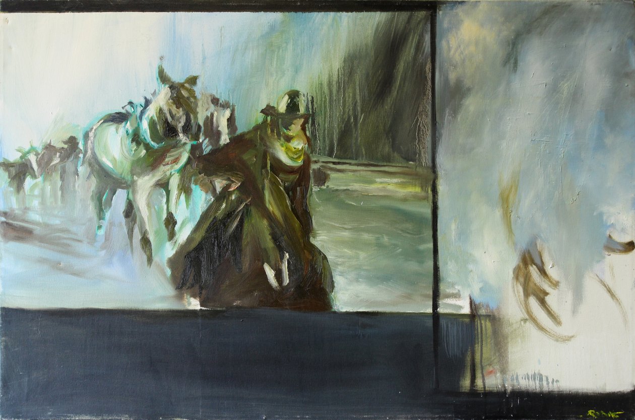 After Open Range, 2015 (akvarel) od Rob D Davies