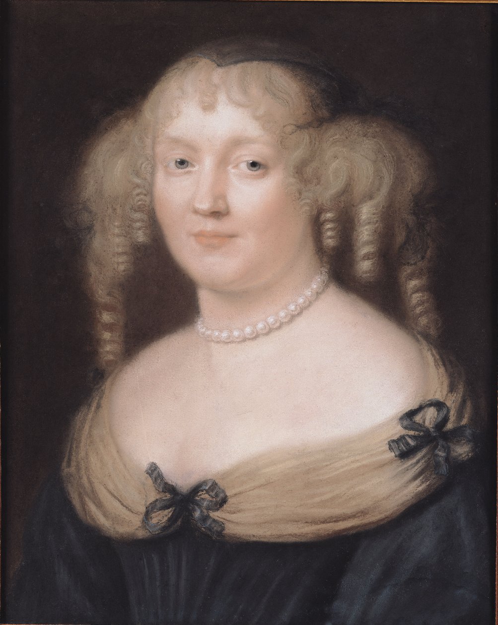 Portrét Marie od Rabutina-Chantala (1626-96) Marquise de Sevigne, kolem 1670 (pastel na papíře) od Robert Nanteuil