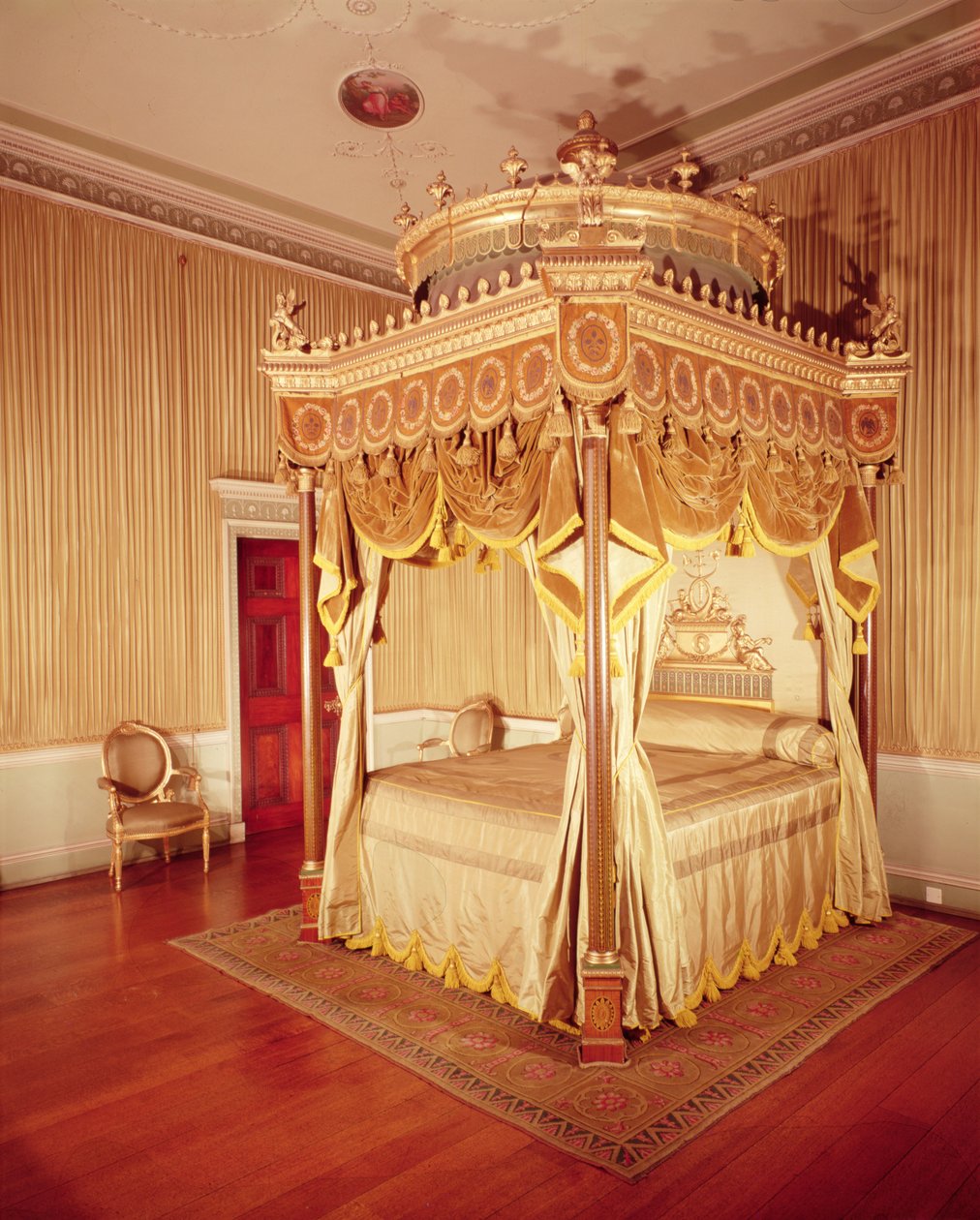 State Bed Chamber v Osterley Park od Roberta Adama, dokončena v letech 1775-76 od Robert Adam