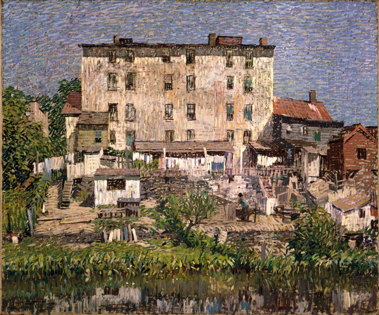 Bílý činžák, 1913 od Robert C. Spencer