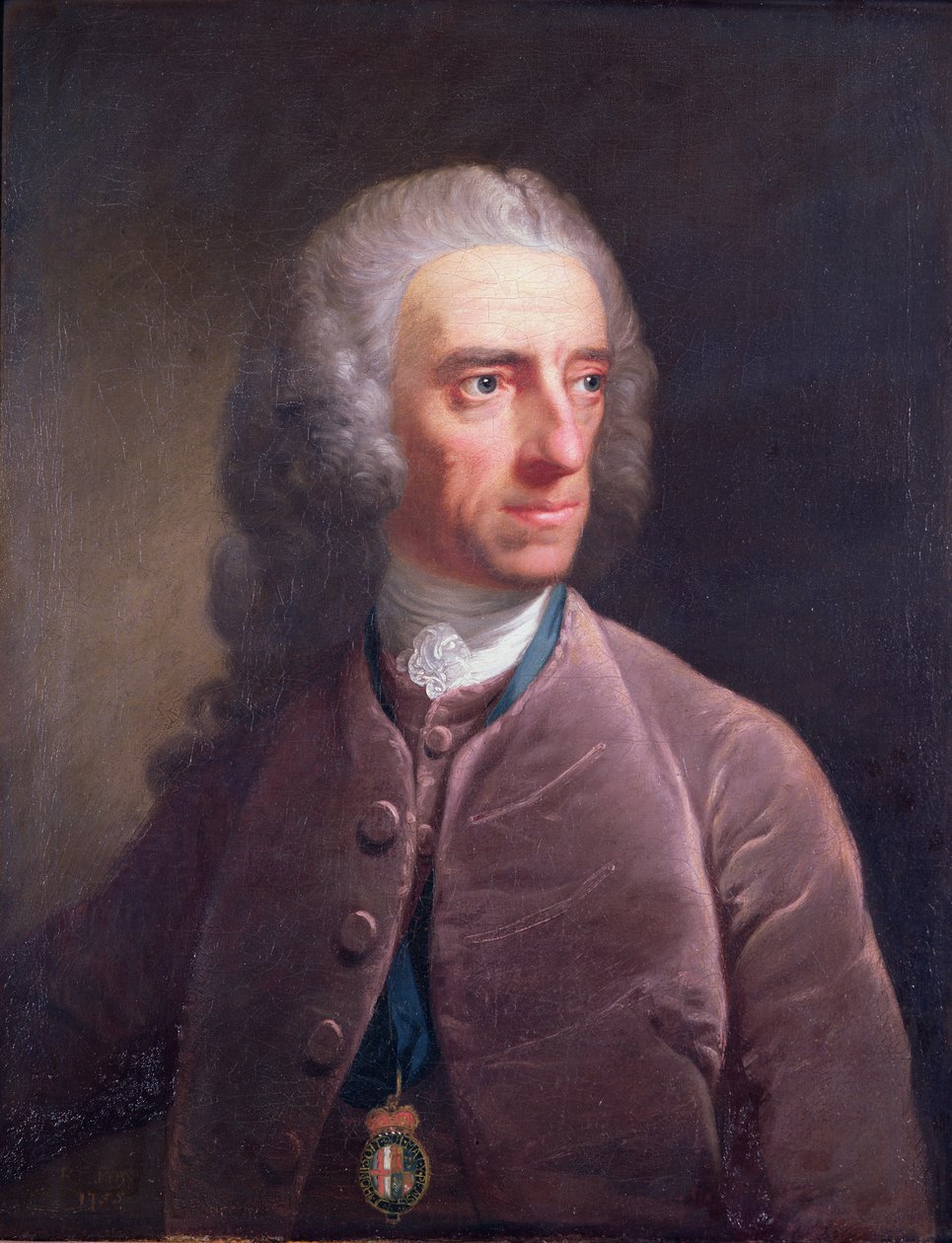 Portrét Stephena Martina Leakea (1702-73) 1755 od Robert Edge Pine