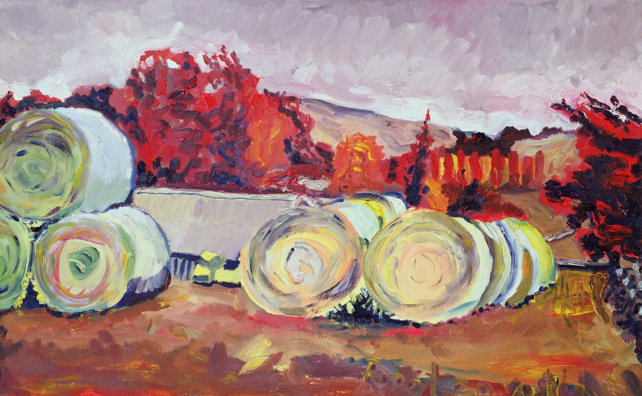 Haybales, Skotsko, 1996 od Robert Hobhouse