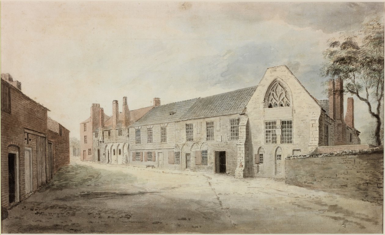 Black Friars (inkoust a wc na papíře) od Robert Johnson