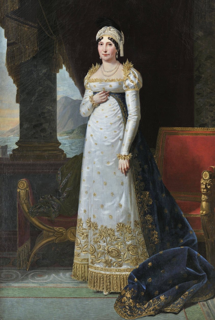 Portrét Letizia Bonaparte od Robert Lefevre