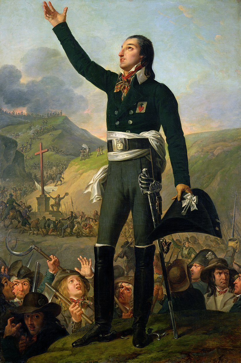 Portrét Louis-Marie de Salgues (1766-93) Marquis de Lescure, 1818 od Robert Lefevre