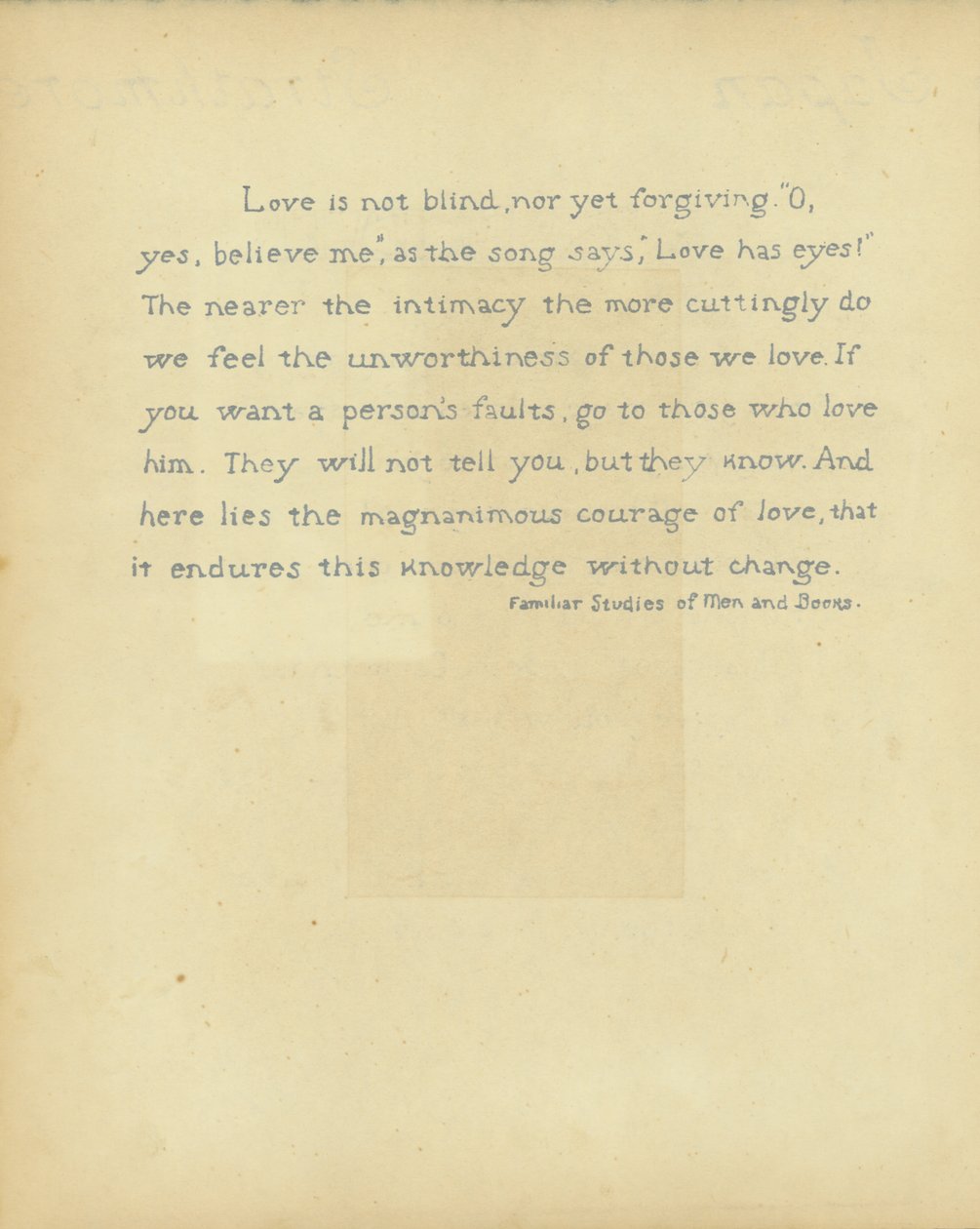 Citát Roberta Louise Stevensona ze Familiar Studies of Men and Books od Robert Louis Stevenson