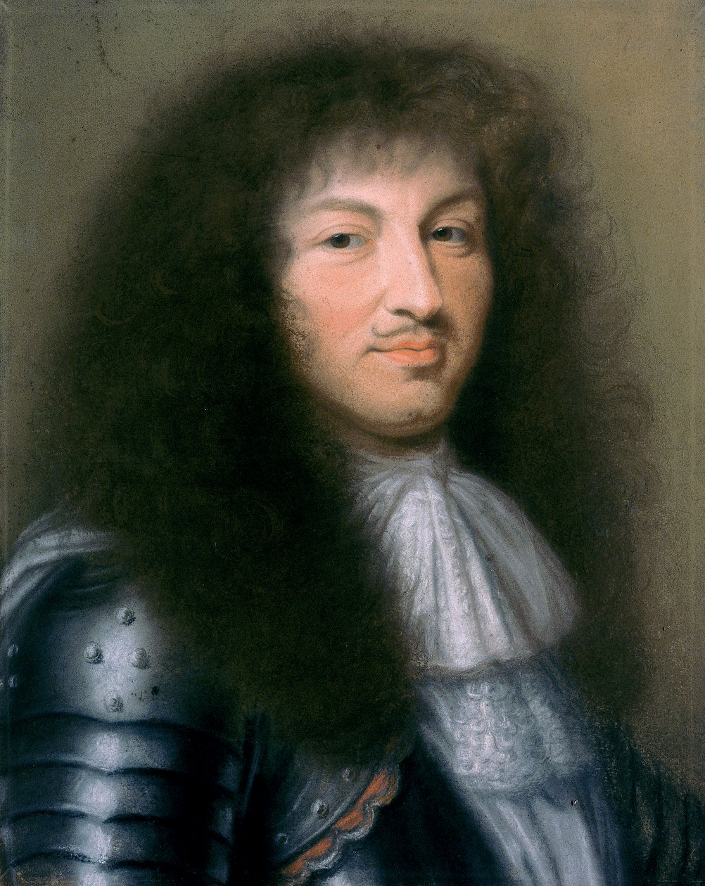 Portrét francouzského krále Ludvíka XIV. od Robert Nanteuil