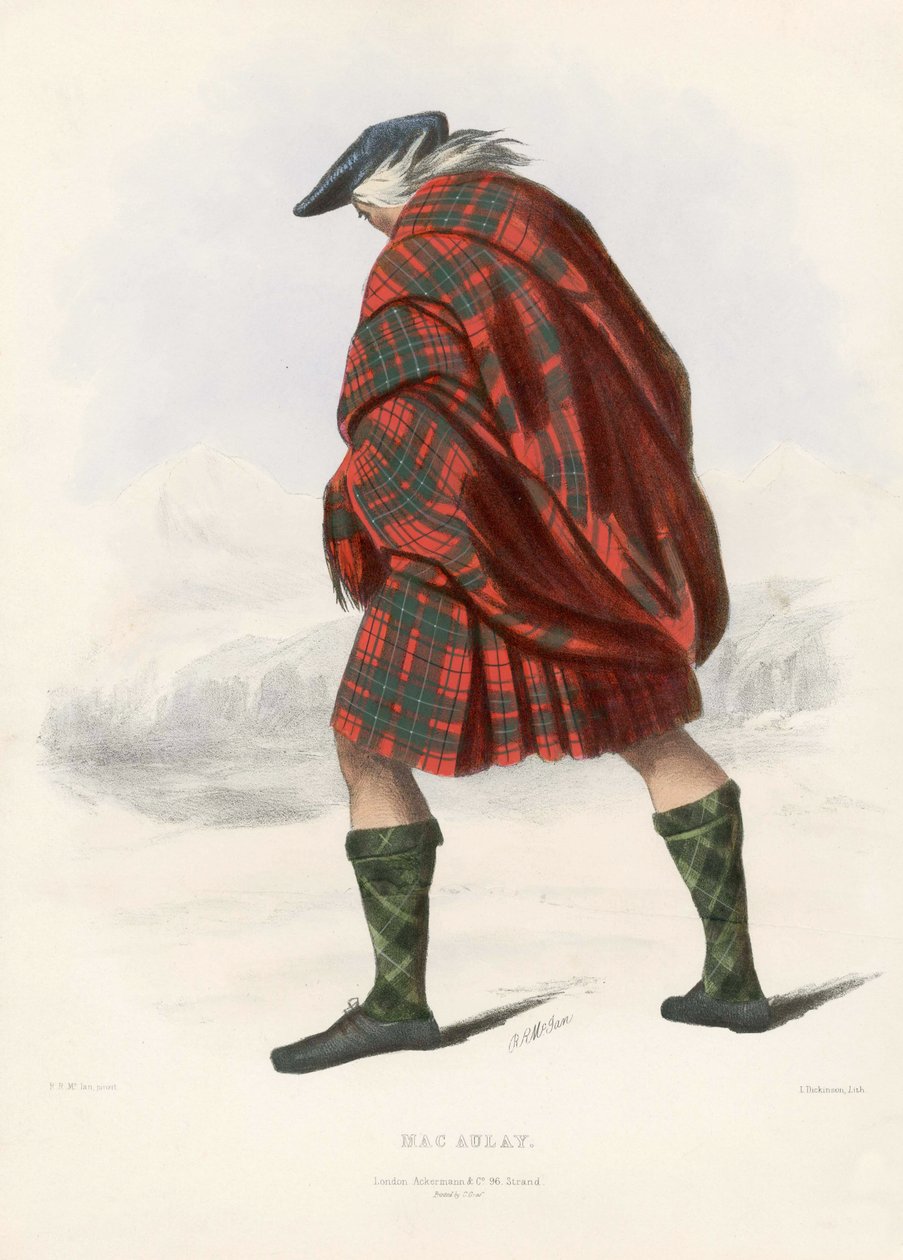Mac Aulay, z The Clans of the Scottish Highlands, pub. 1845 od Robert Ronald McIan