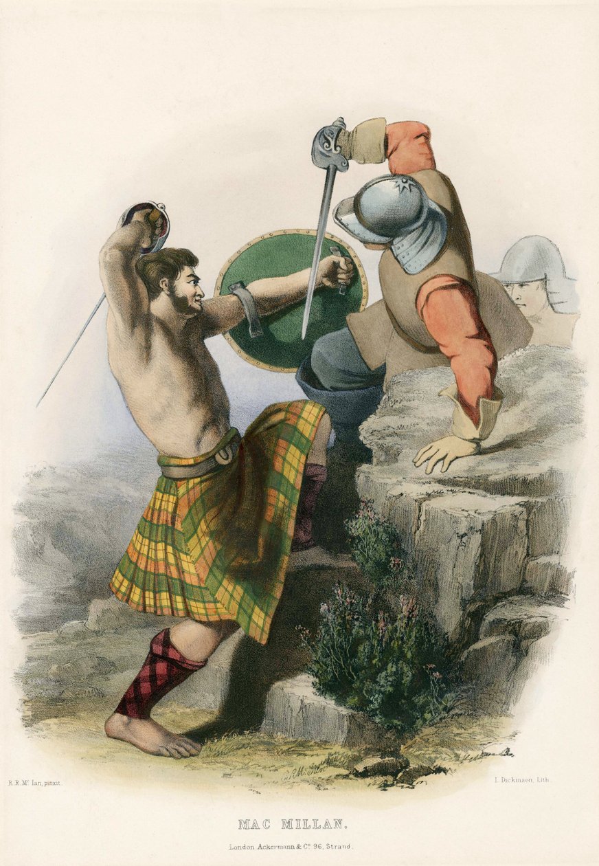 Mac Millan, od The Clans of the Scottish Highlands, pub.1845 od Robert Ronald McIan