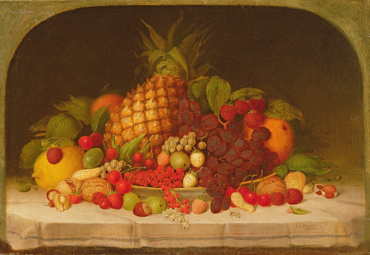 Kus ovoce, 1849 od Robert Scott Duncanson