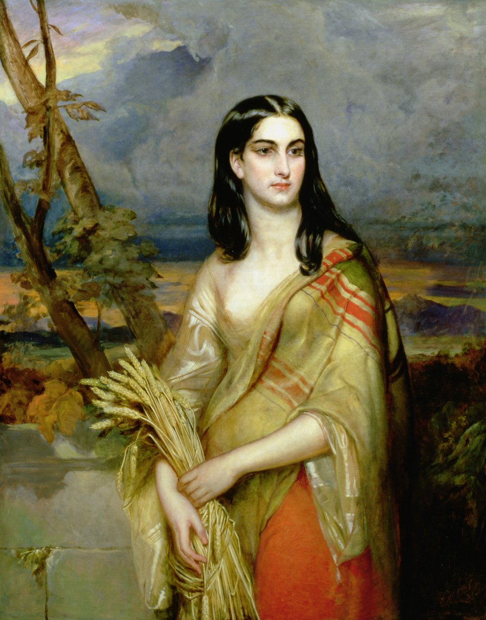Ruth...Ruth II, 7-9, kolem 1842 od Robert Scott Lauder
