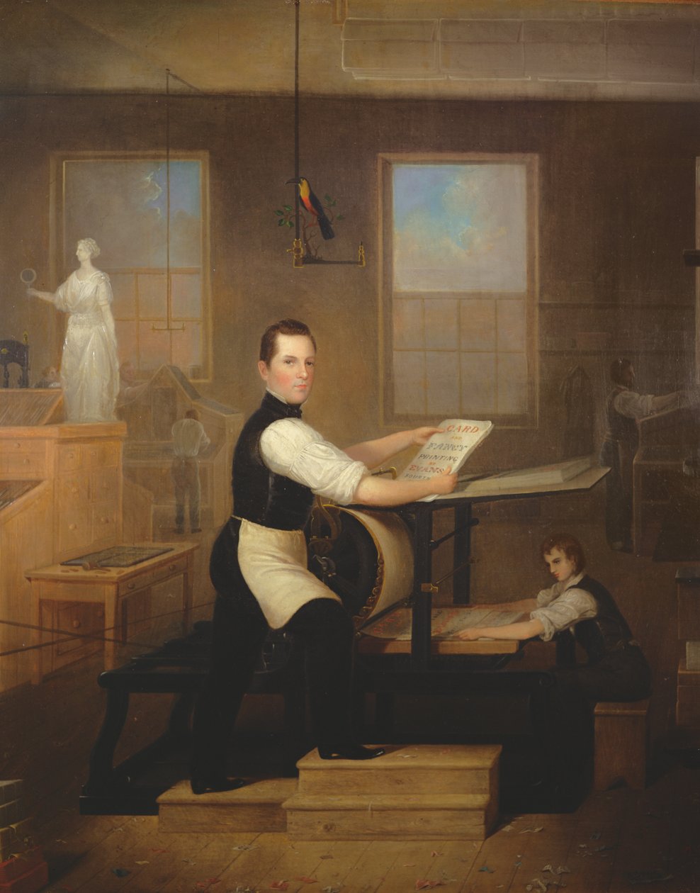 Howell Evans a jeho tiskárna, 1844 od Robert Street