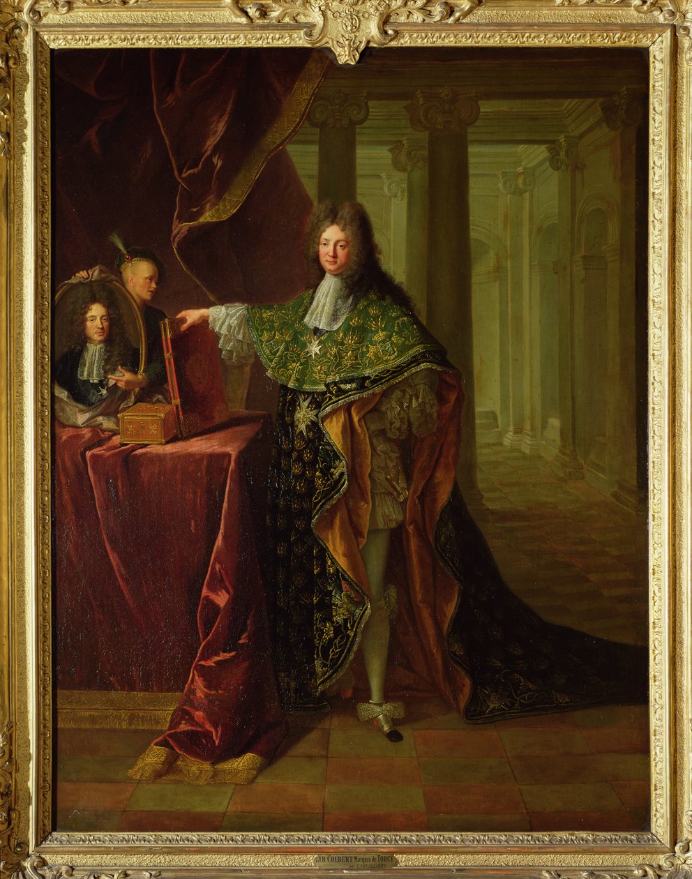 Portrét Jean-Baptiste Colberta, markýze de Torcy (1655-1746) od Robert Tournieres