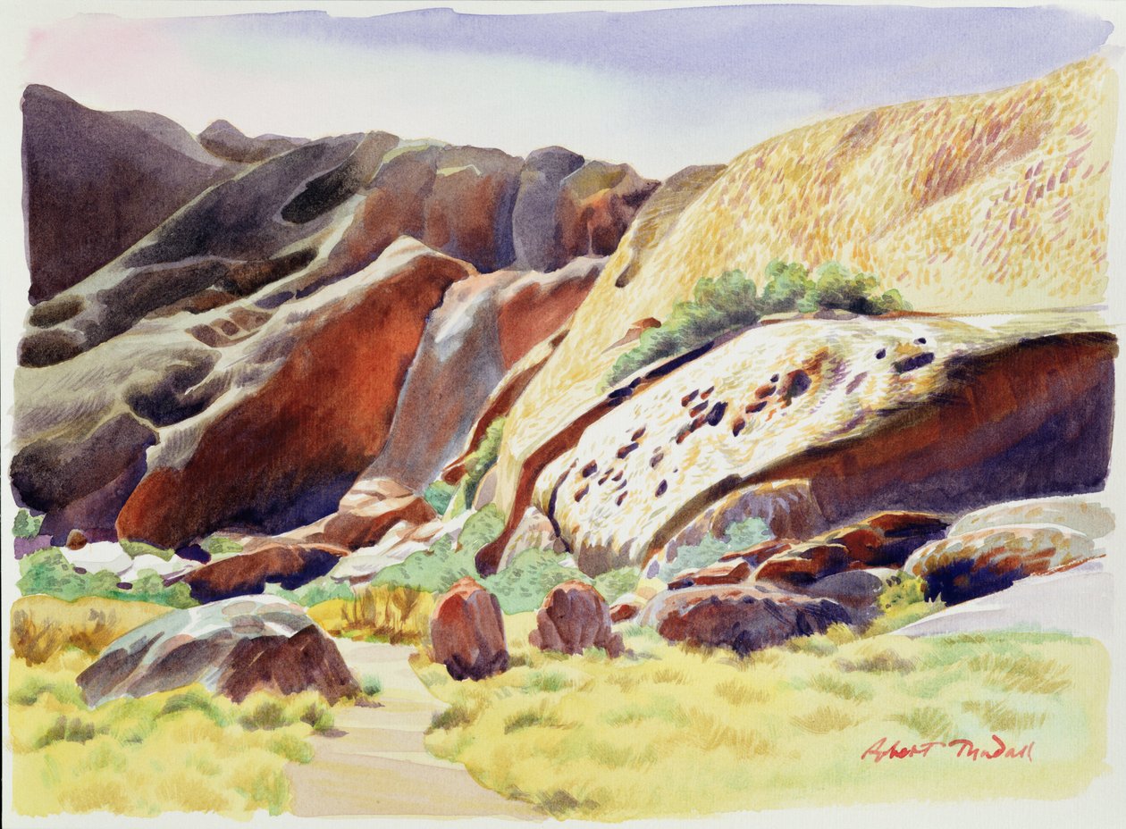 Aspects of Uluru (Ayers Rock), Austrálie (wc) od Robert Tyndall