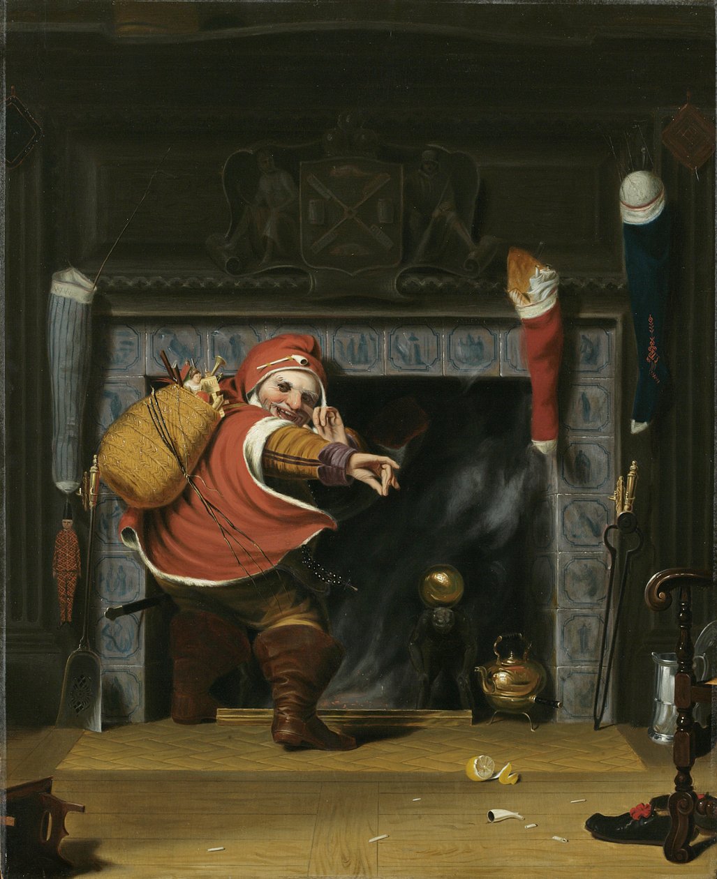 Santa Claus nebo Mikuláš, 1837 od Robert Walter Weir