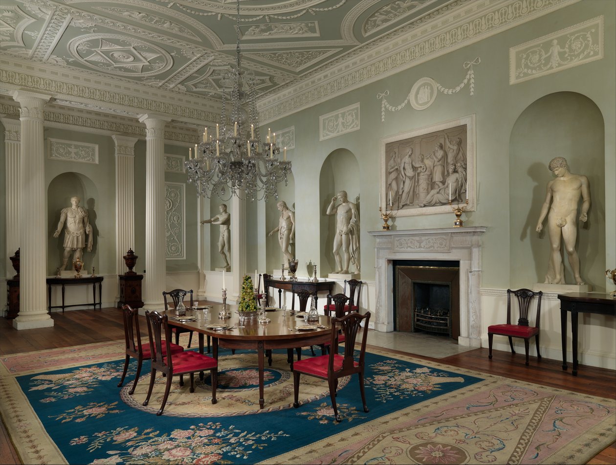 Jídelna z Lansdowne House, Londýn, 1767-1769 od Robert Adam