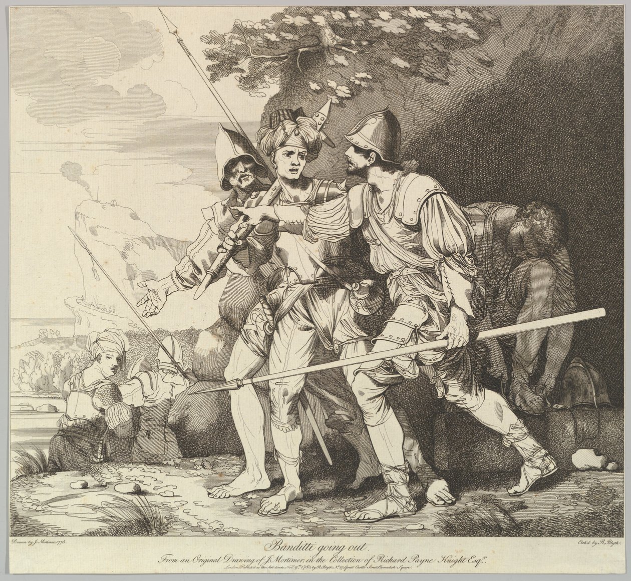 Banditti jde ven, 9. listopadu 1780. od Robert Blyth