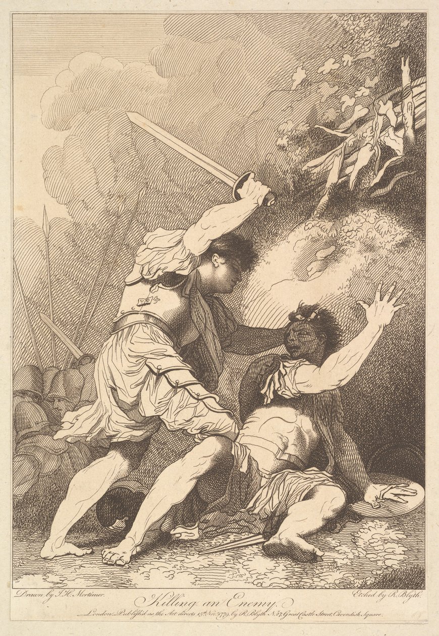 Killing an Enemy, 15. listopadu 1779. od Robert Blyth