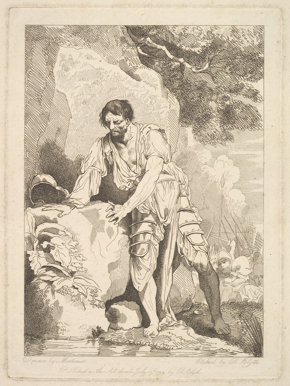 Odchod zraněný z bitvy, 19. července 1779. od Robert Blyth