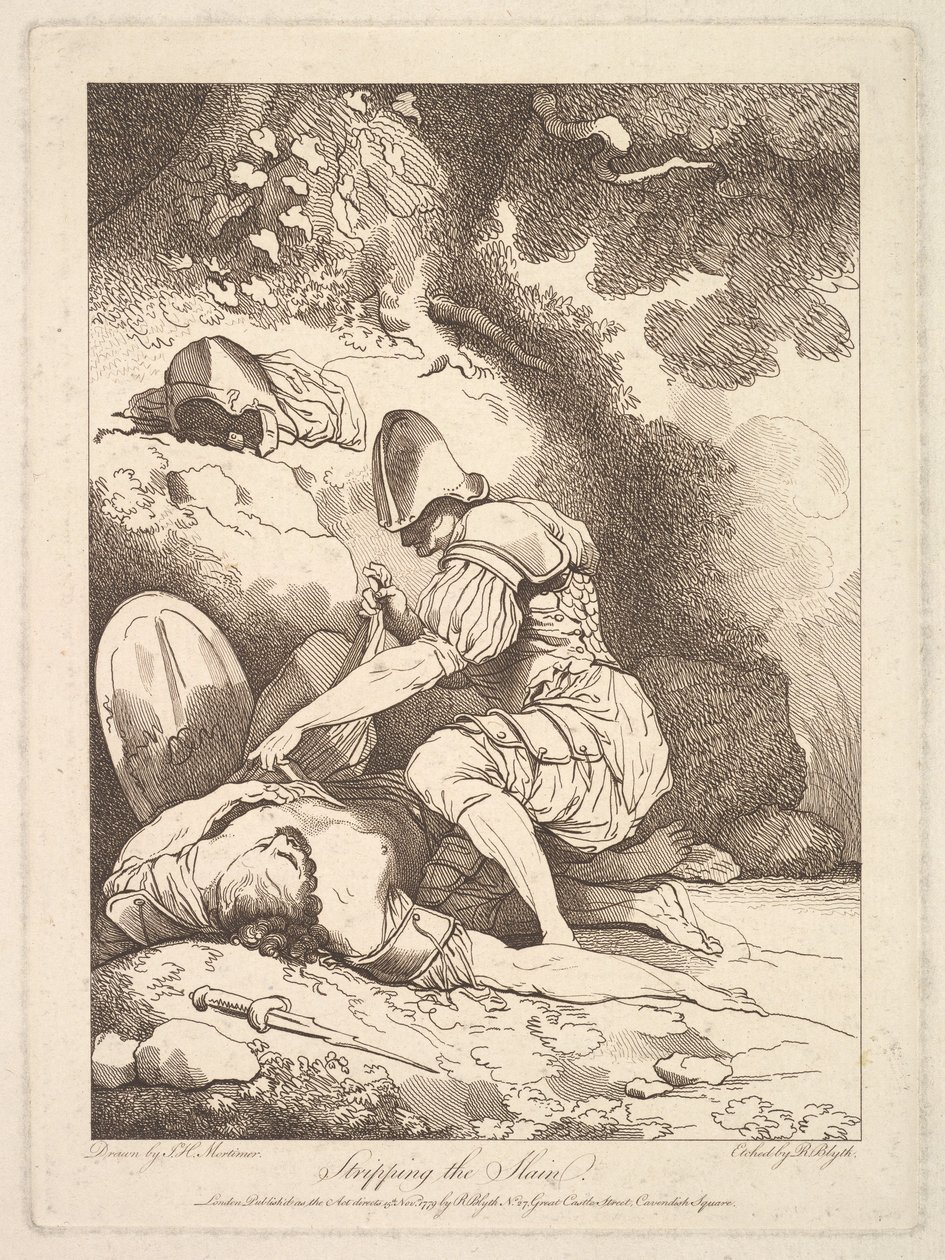 Stripping the Slain, 15. listopadu 1779. od Robert Blyth
