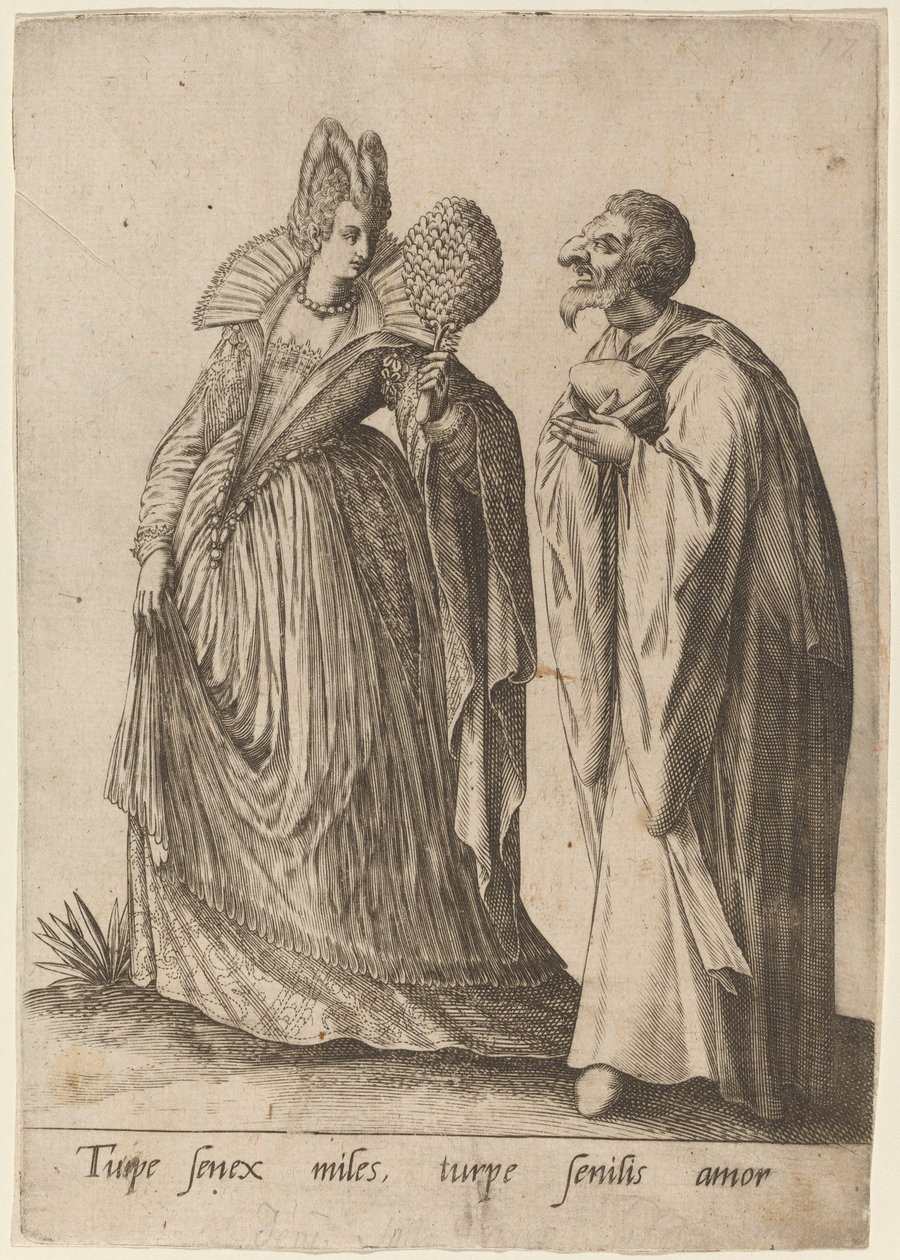 Ošklivý starý voják..., 1570-1650. od Robert Boissard