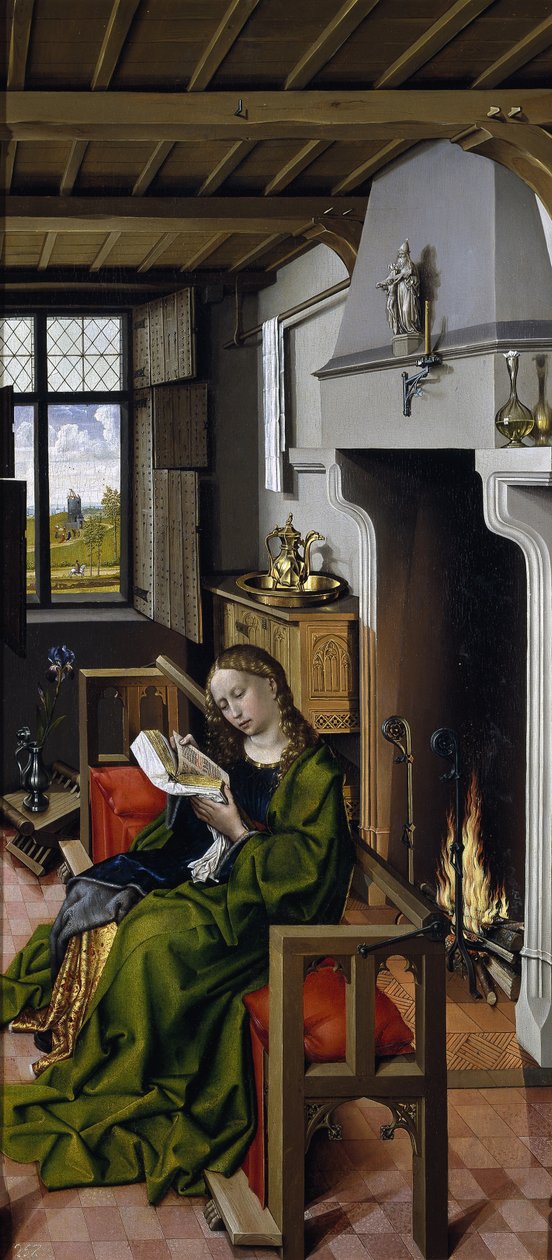 Svatá Barbora, 1438 od Robert Campin