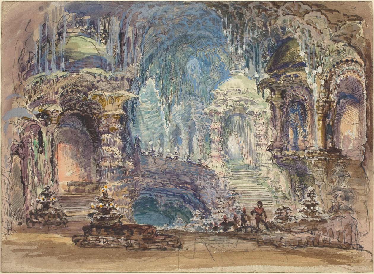 Fantastické pavilony v jeskyni od Robert Caney