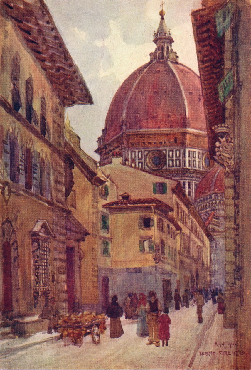 Via Dei Servi, c1905 od Robert Charles Goff