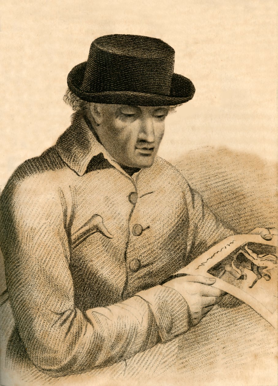 Henry Constantine Jennings. Pozoruhodný virtuos, 1821. od Robert Cooper