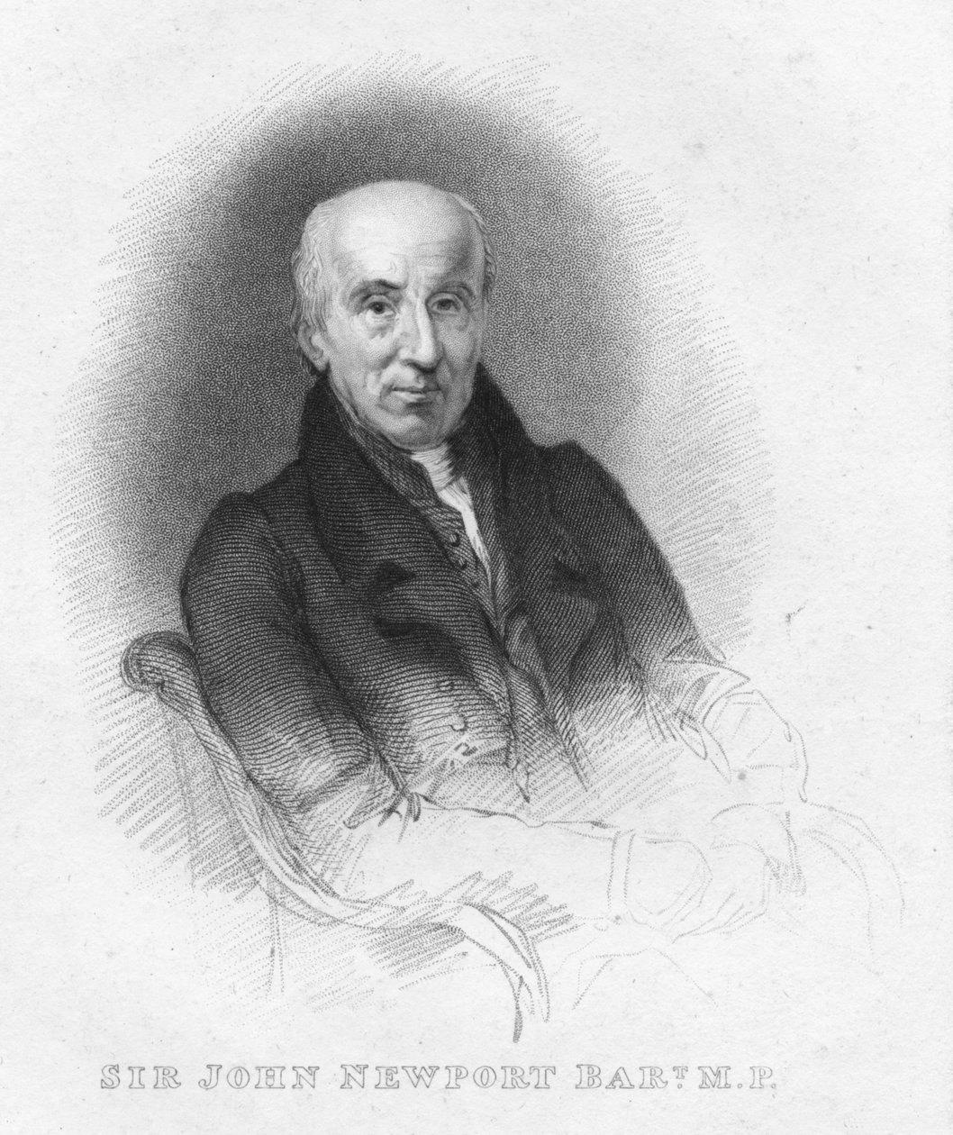 Sir John Newport Bart. M.P., 1826. od Robert Cooper