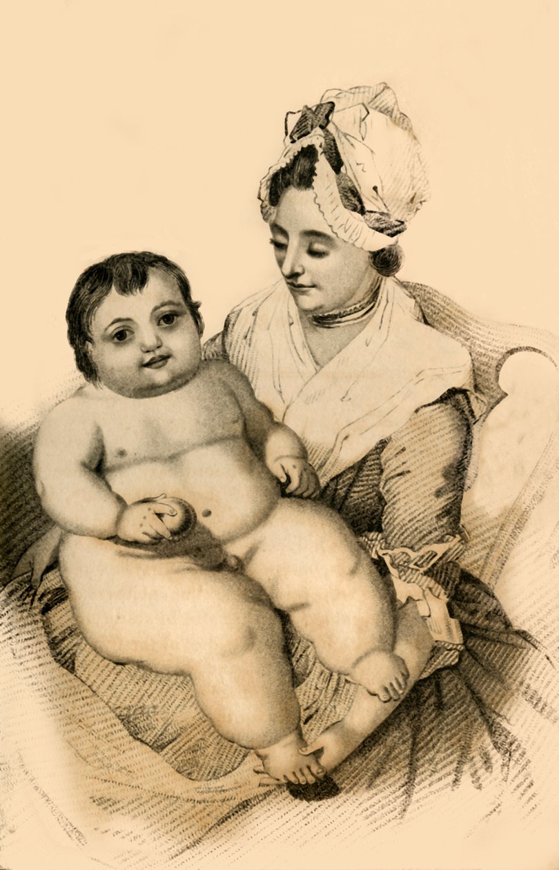 Thomas Hills Everett, ve věku jedenáct měsíců, 1822. od Robert Cooper