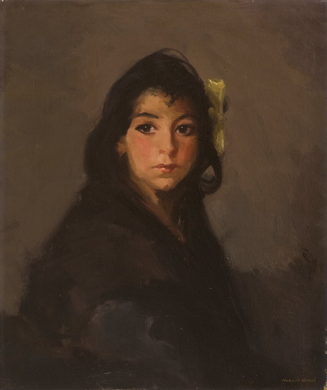 Cikánská dívka, 1912 od Robert Cozad Henri