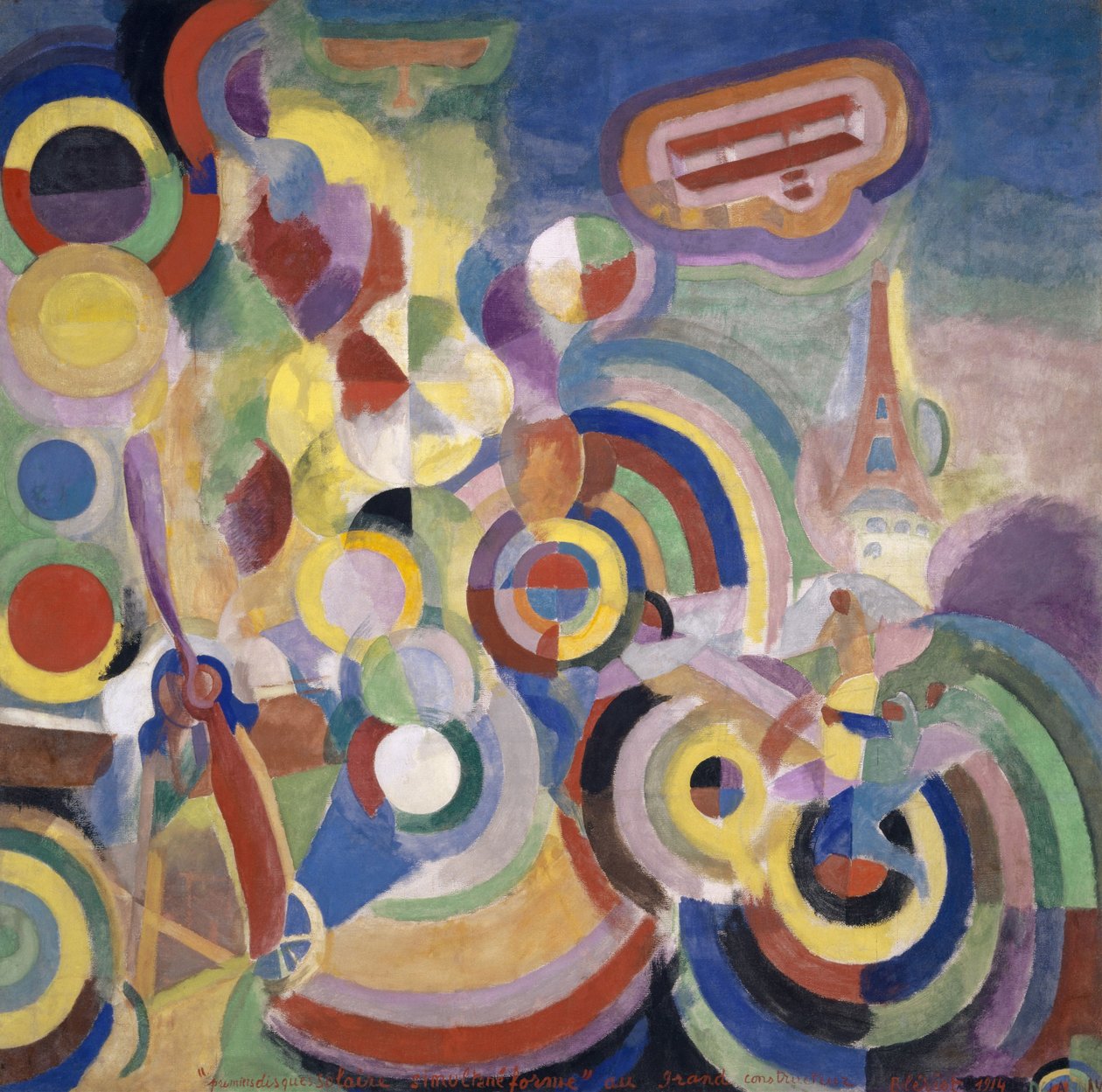 Pocta Blériotovi, 1914. od Robert Delaunay
