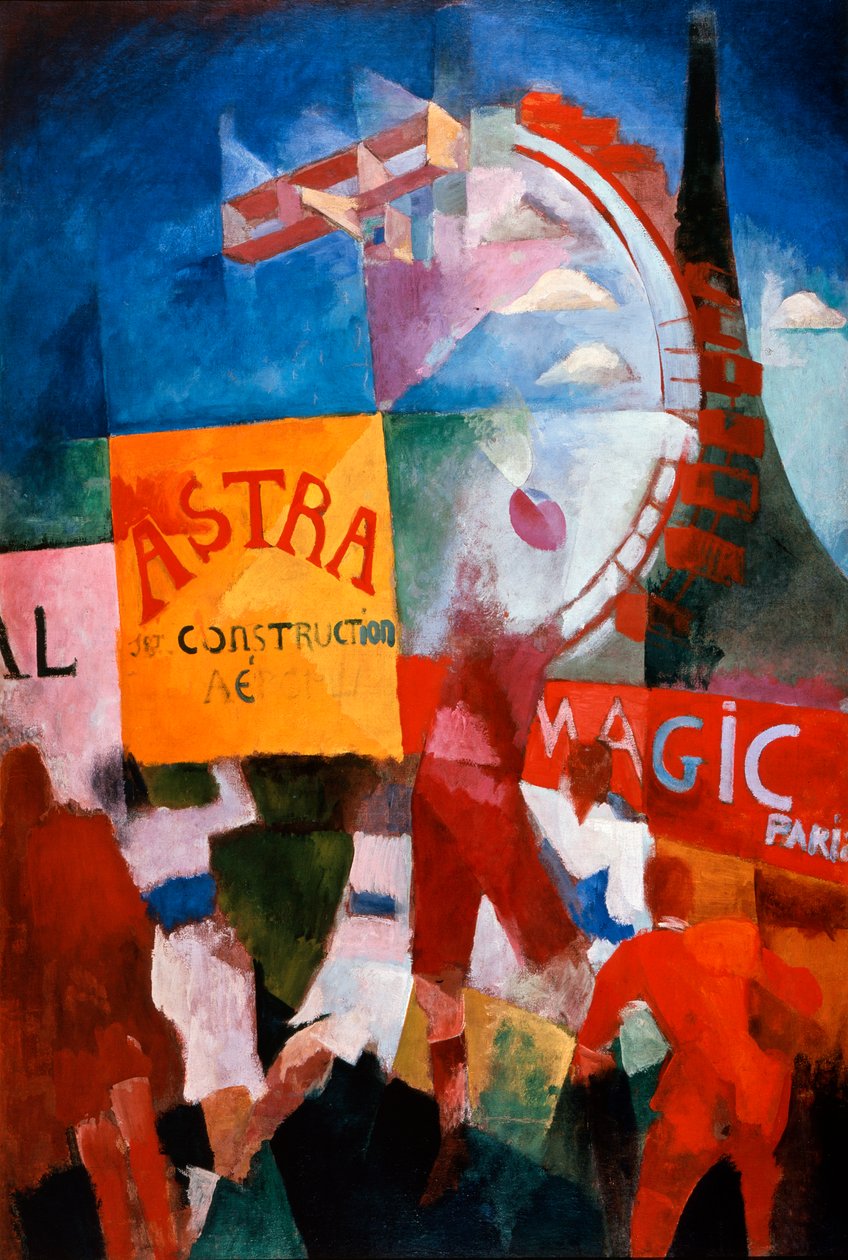LEquipe de Cardiff, The Cardiff Team, 1913. od Robert Delaunay