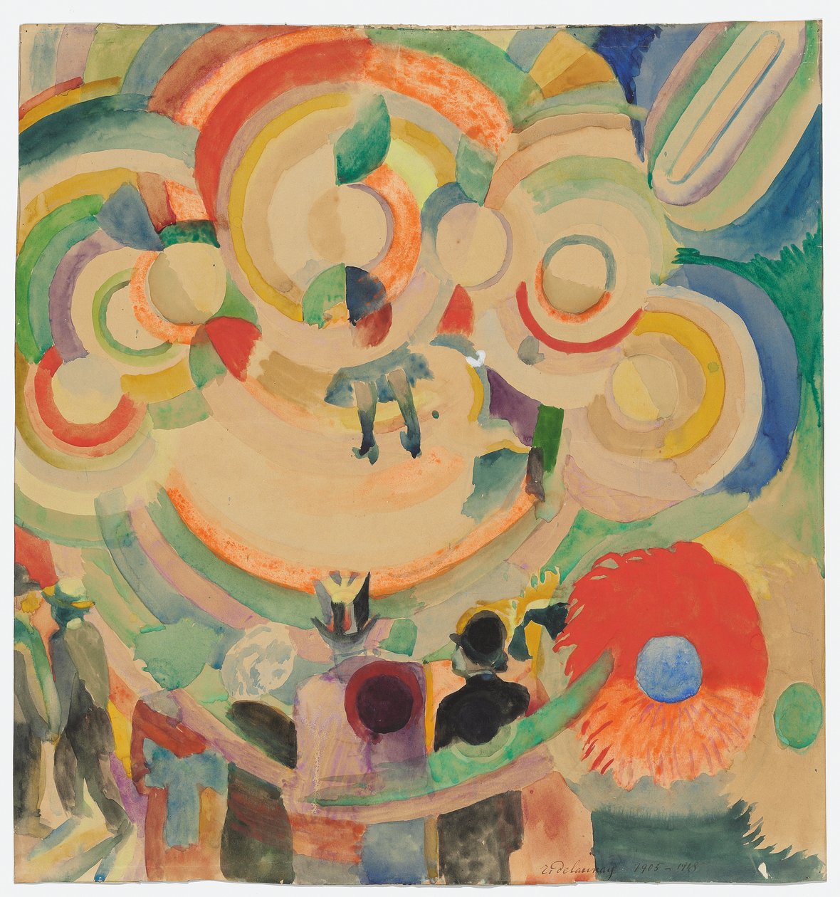 Kolotoč prasat od Robert Delaunay