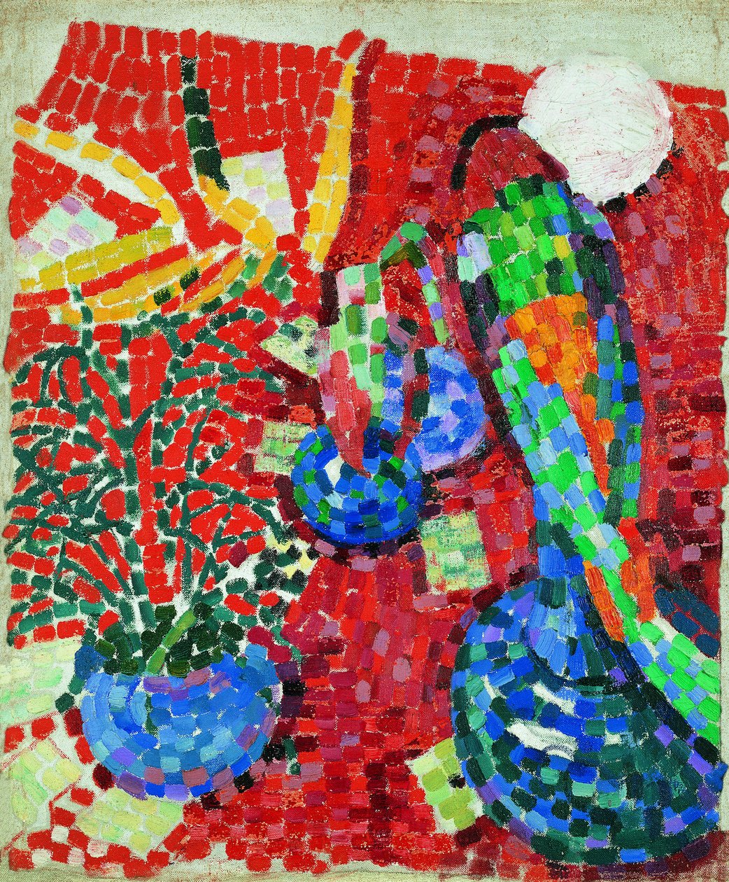 Zátiší s papouškem, 1907 od Robert Delaunay