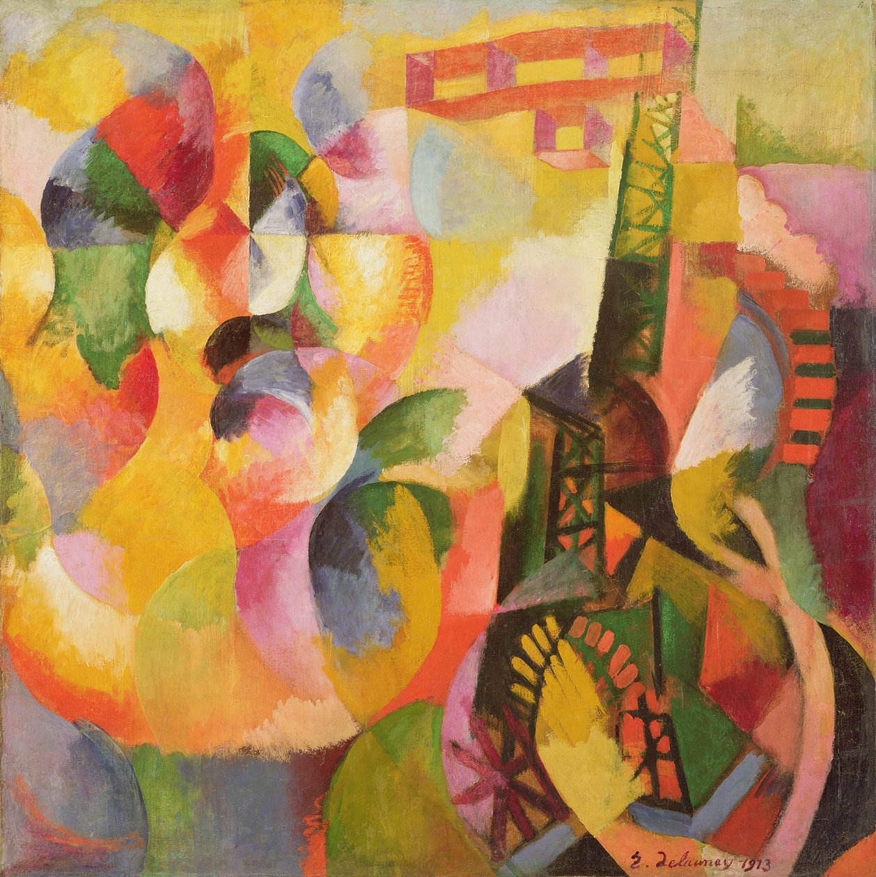 Sluneční věž, Letadlo od Robert Delaunay