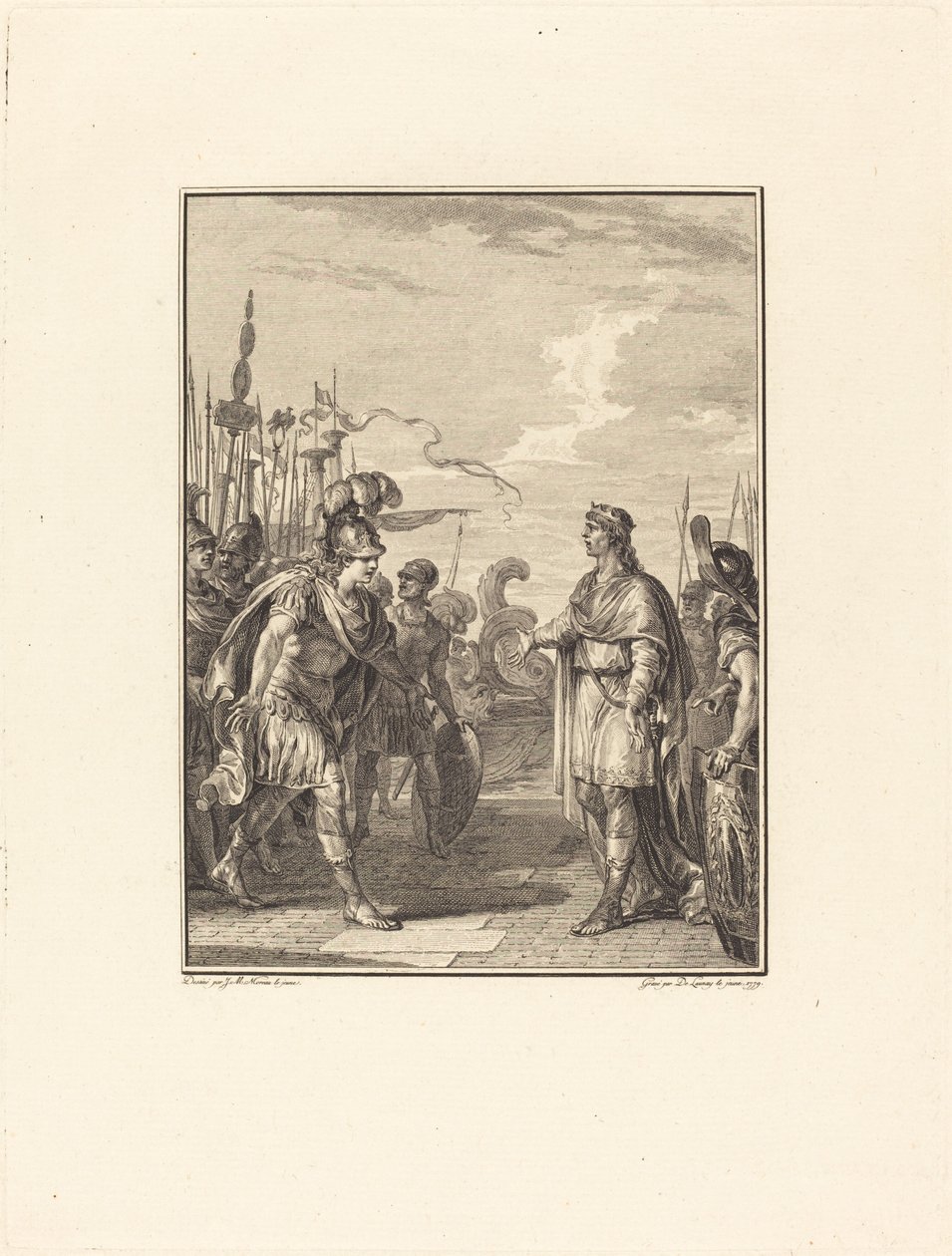 ephes od Robert Delaunay after Jean Michel Moreau