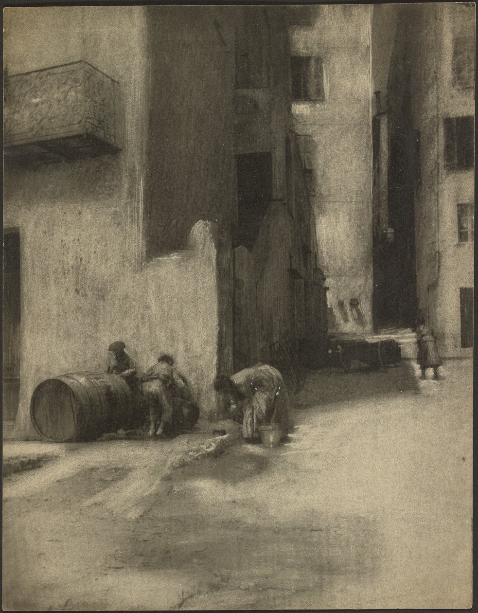 Roh ulice v Mentonu od Robert Demachy