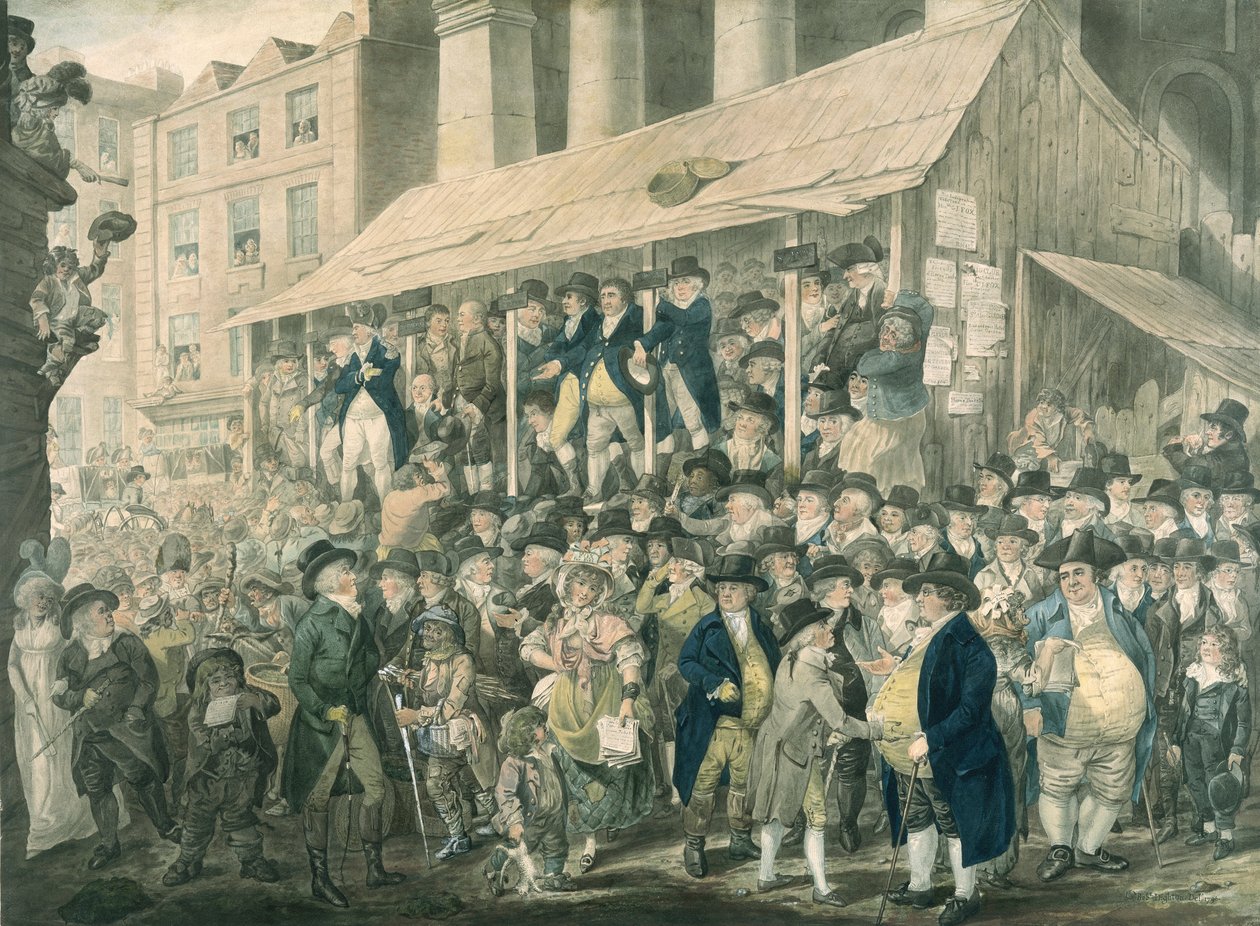 Korpulentní pánové, 1796. od Robert Dighton
