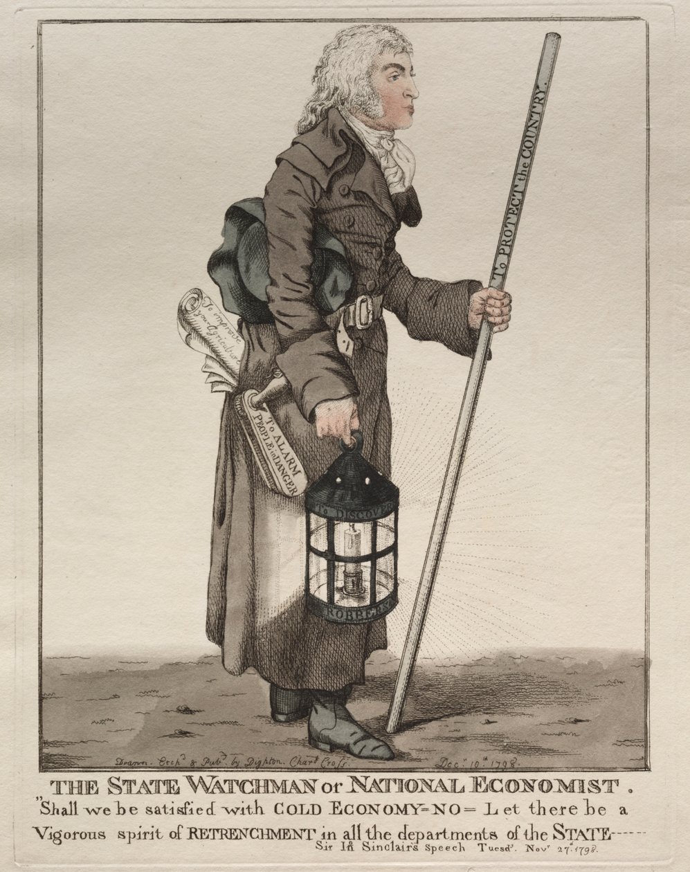 Státní hlídač od Robert Dighton