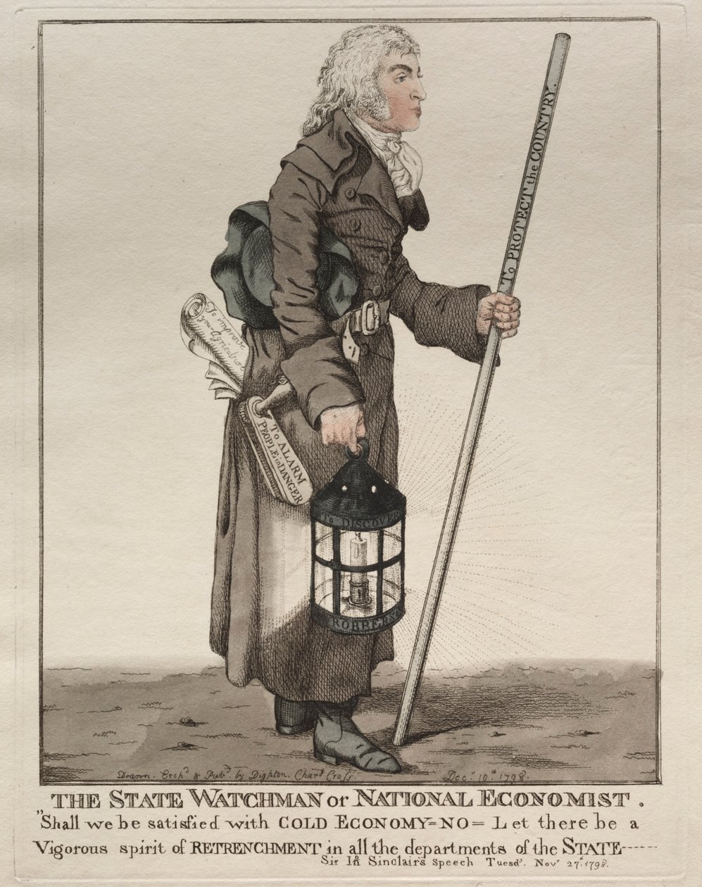 Státní hlídač. od Robert Dighton