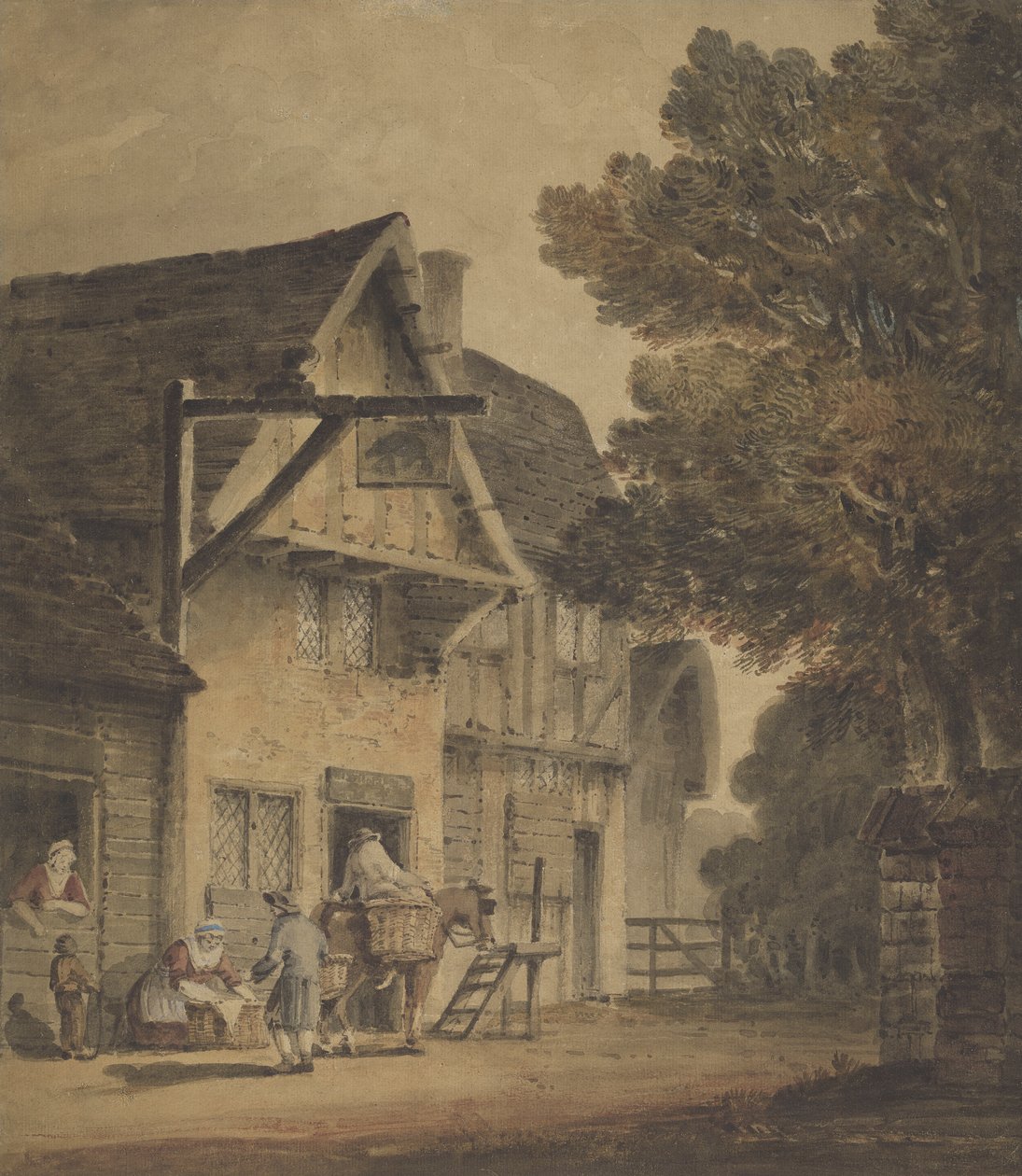 Figury mimo Boar Inn od Robert Dixon