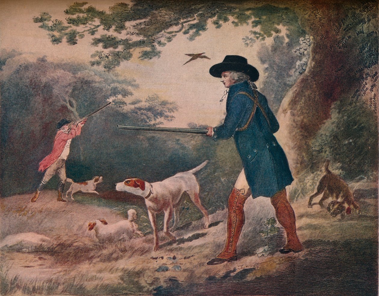 Bažantská střelba, 1790, 1917 od Robert Dodd
