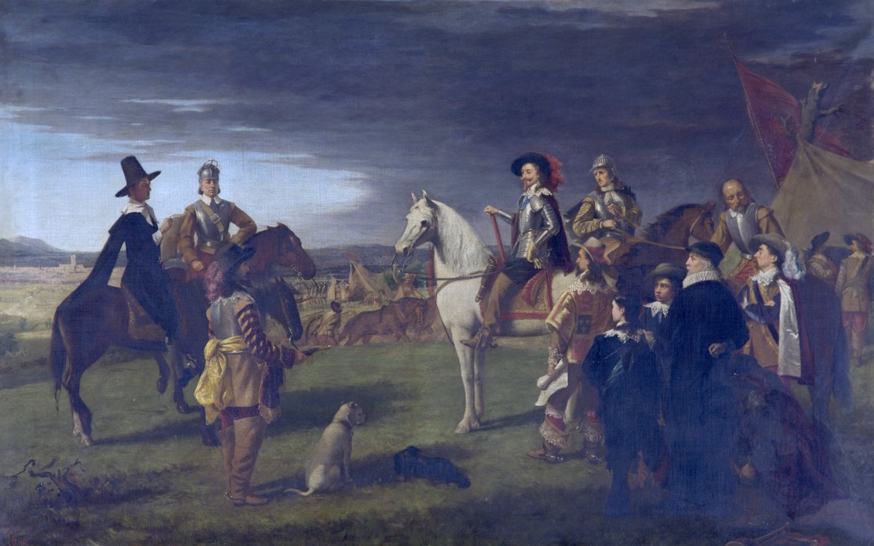 Obléhání Gloucesteru, 1643, 1860 od Robert Dowling