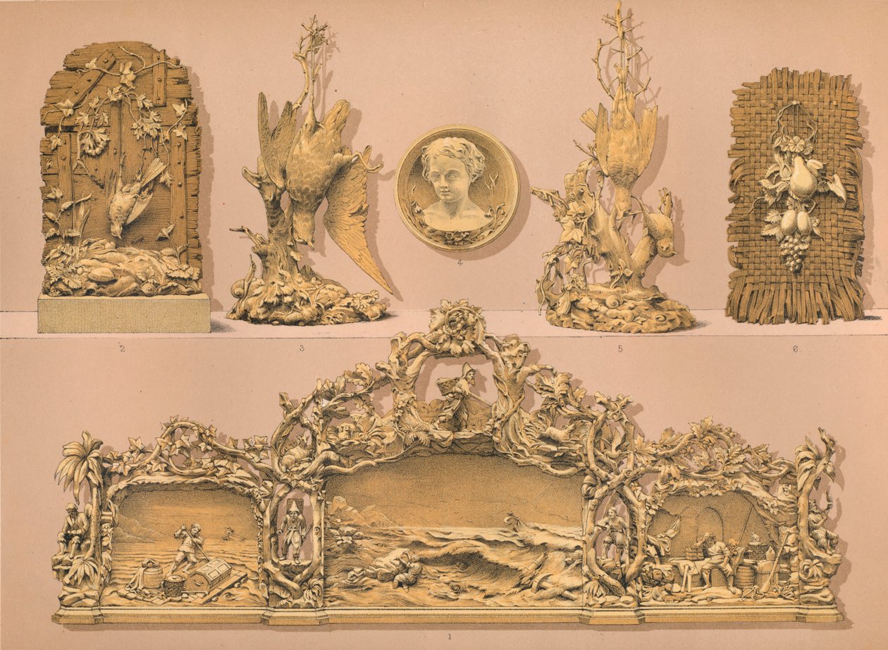 Dřevořezby, 1893. od Robert Dudley