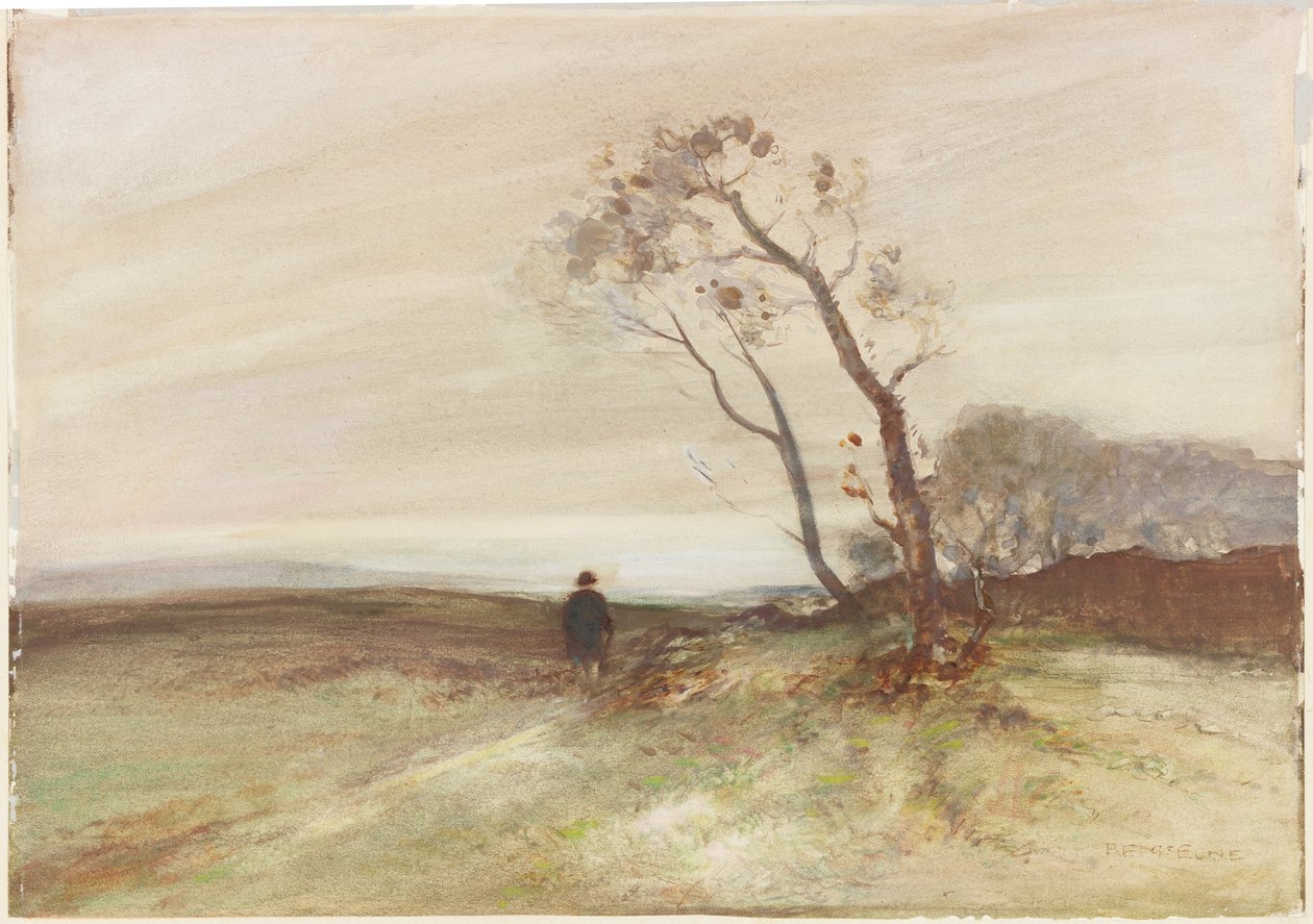 Větrný den (barva karoserie na papíře) od Robert Ernest McEune